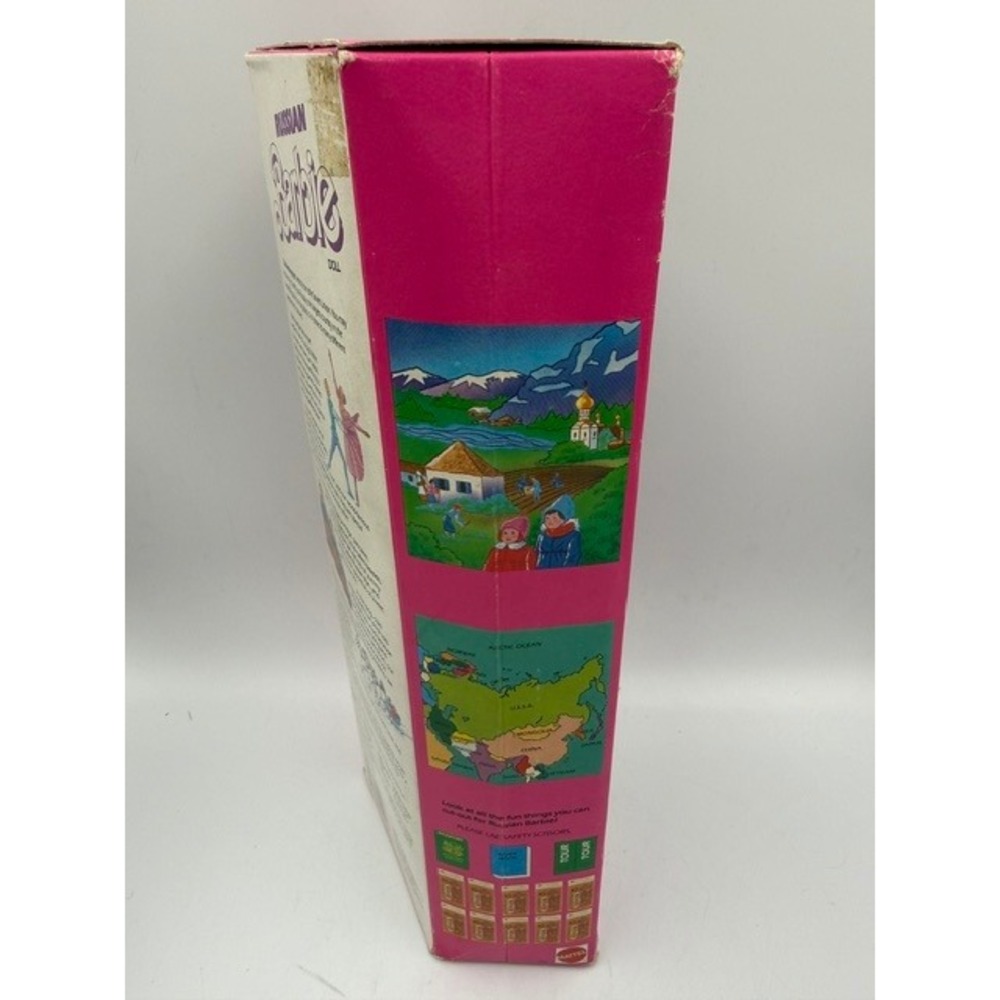 Vintage 1988 Russian Barbie Dolls of the World Special Edition Mattel 1916 Pink - Picture 5 of 8